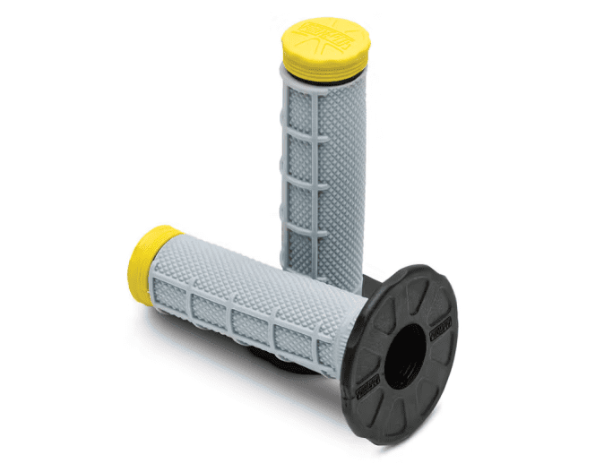 024862 tri density grips for offroad 1/2 waffle ylw