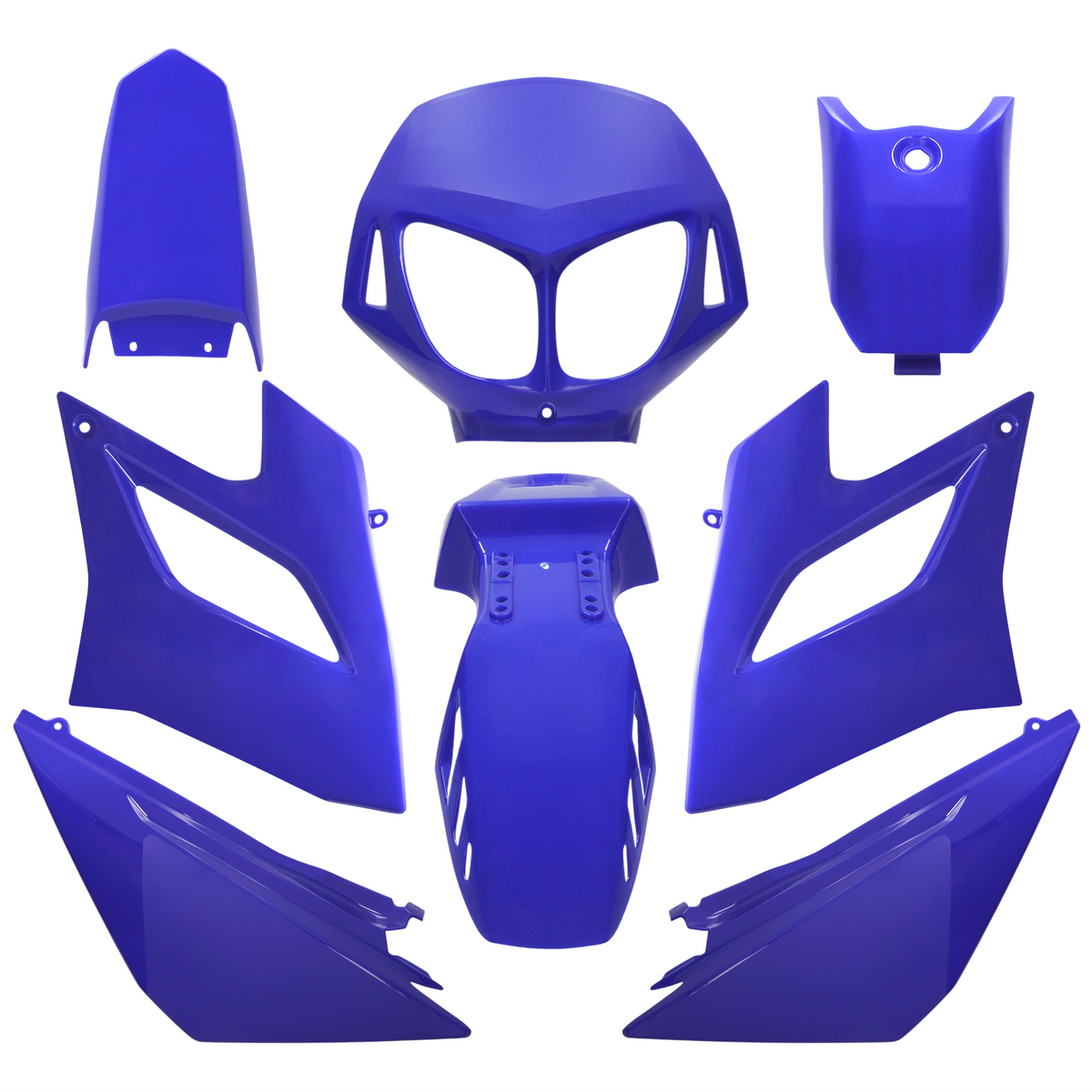 AP55BP10.994.IBL Derbi Senda DRD Racing/Limited 04-10 Kit carena 8 pezzi iniezione AllPro