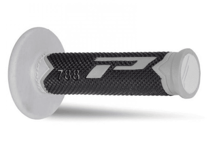 405401265 pair of progrip 788-225 mx grips, dark grey/black/grey, triple density, without hole
