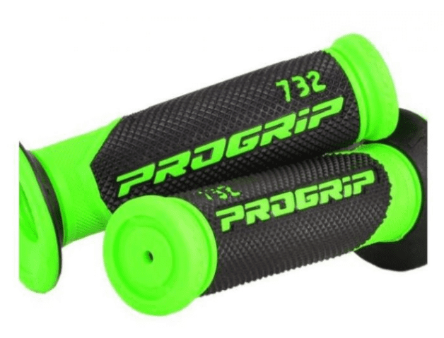 6-732/fv scooter grips progrip fluorescent green