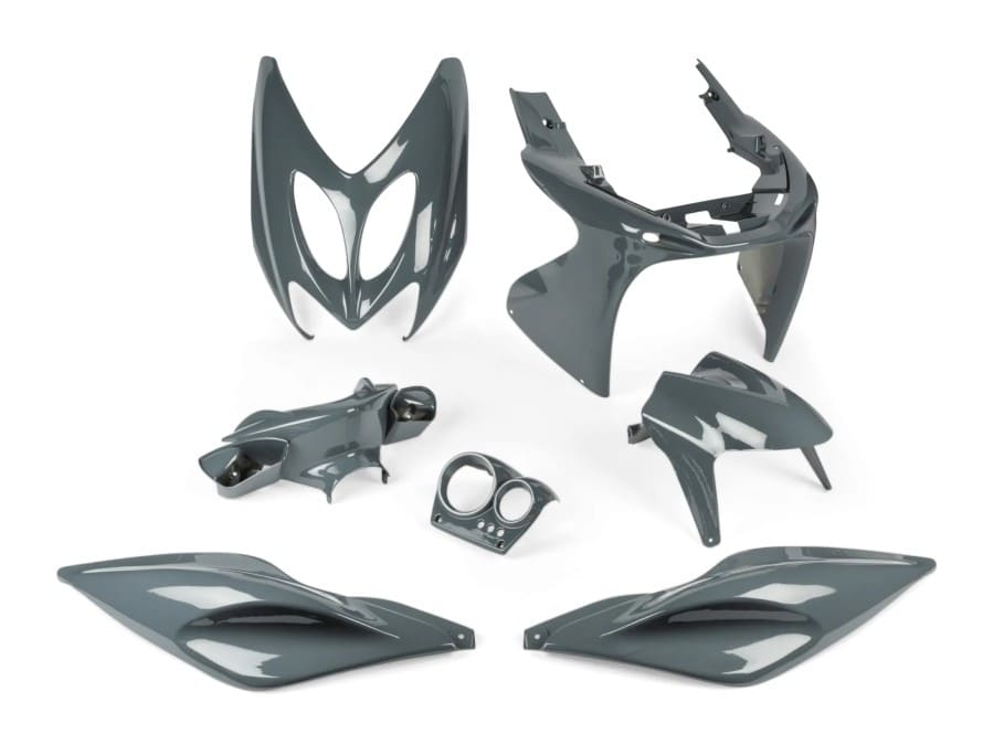 STR-902.31/ND Kit carena Yamaha Aerox fino 2013 grigio Nardo 7 pezzi, COD: STR-902.31/ND
