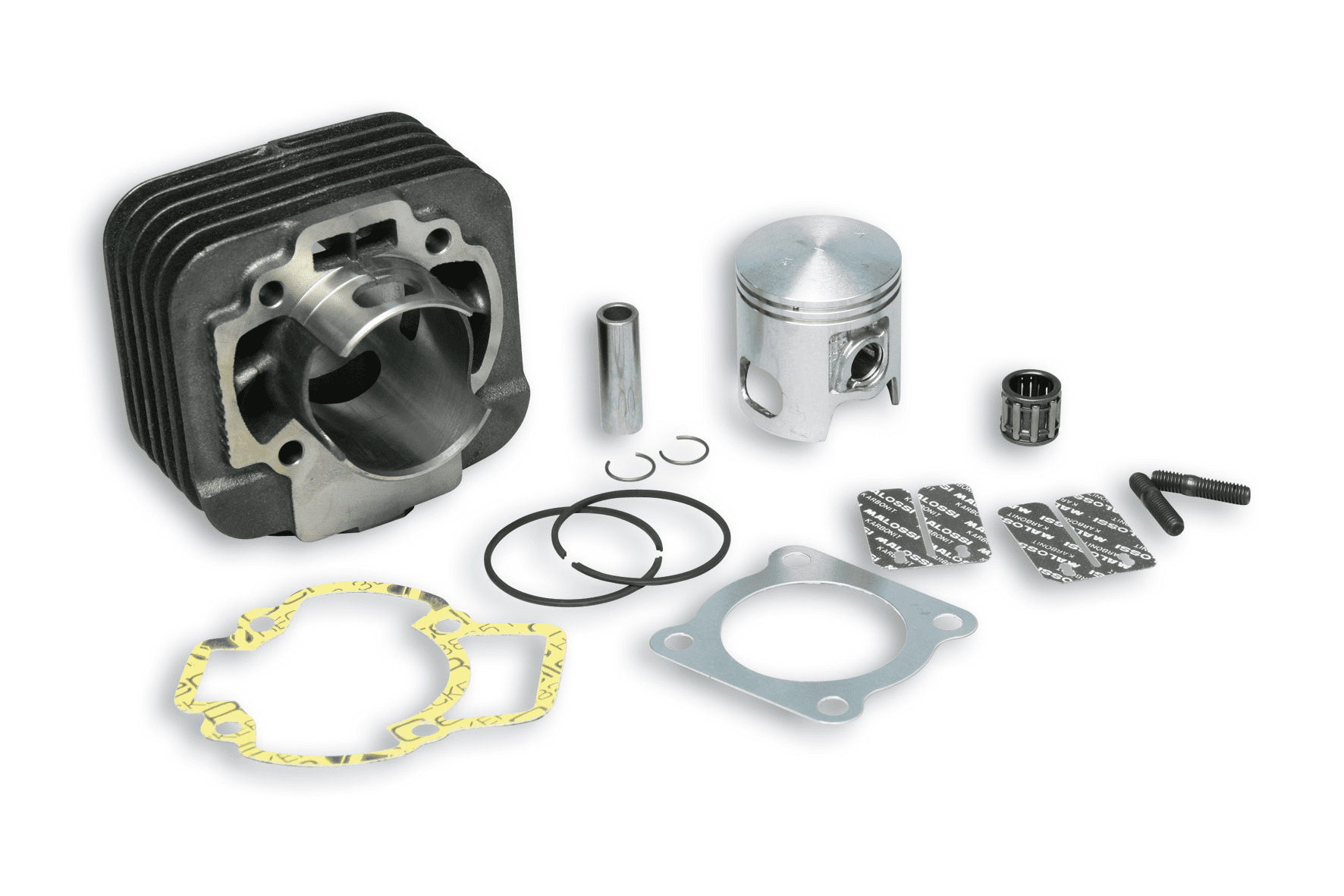 316915 gruppo termico malossi 70cc d.47 aprilia sr motard 50 2t euro 2 ghisa sp.12