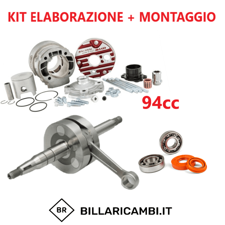 kit preparazione completo + montaggio minarelli orizzontale big bore 94 malossi