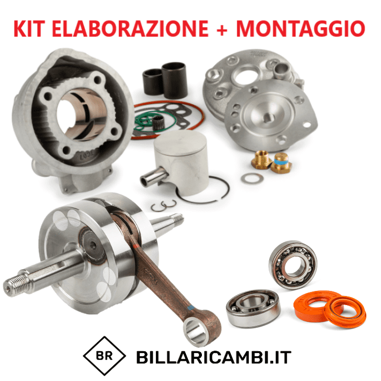 kit preparazione completo + montaggio minarelli am6 tuningkit top performances 86cc