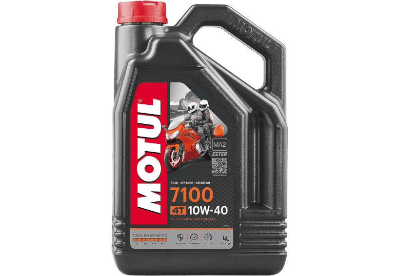 104092 4 liters motul 7100 4t 10w40 100% synthetic oil for 4t engines