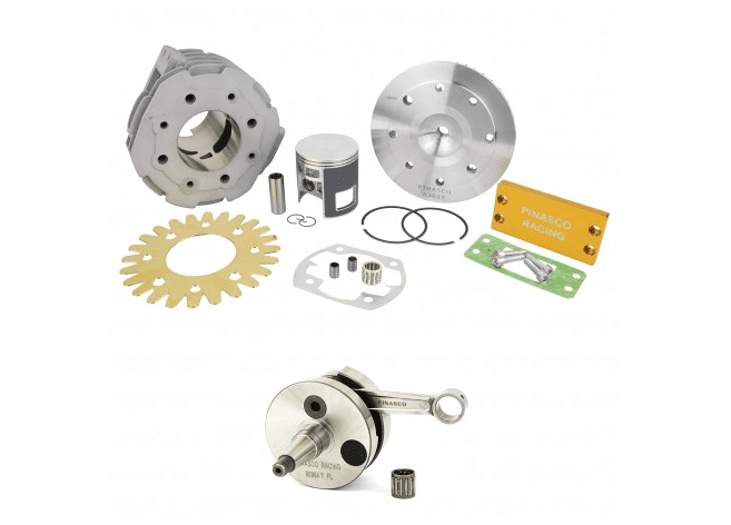 26360002 cylinder kit pinasco shaft 162cc d.63 master piaggio vespa t5 125 corsa 52 26031904 + 25080904