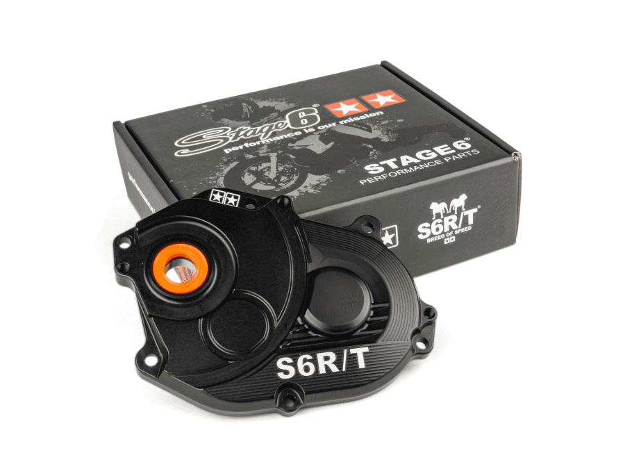 S6-2216601 Carter - Coperchio ingranaggi Stage6 R/T MK2 Minarelli Nero, COD: S6-2216601