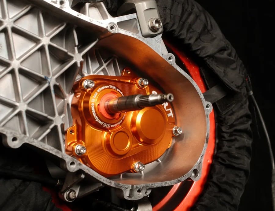 S6-2214002 Gearbox Cover Stage6 R/T MK2 Piaggio Zip Orange