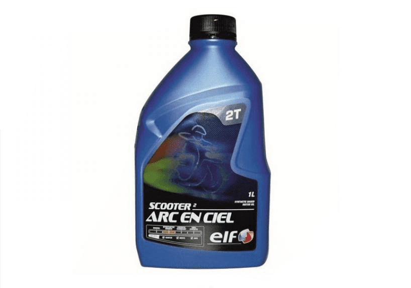 219035 1 litro olio elf scooter miscela 2t arc en ciel