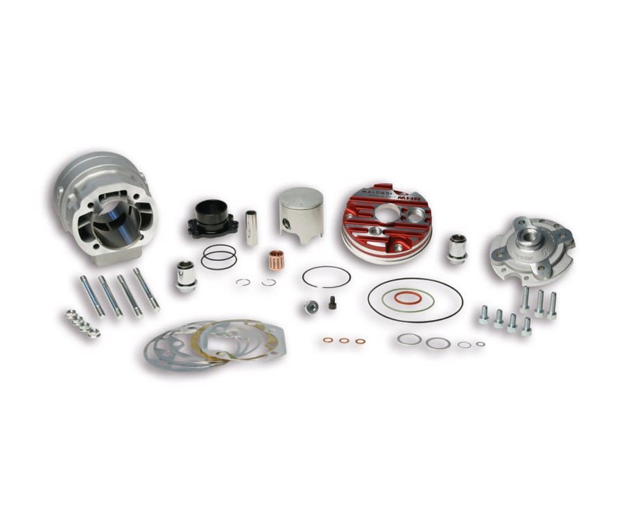 3115374 Malossi MHR Big Bore Testa Rossa 94cc Cylinder Kit D.52 Stroke 44 Minarelli Horizontal H2O Sp.13 Aluminium