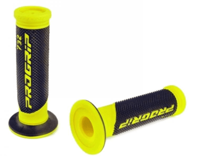 344102 pair of progrip 732 grips black/yellow