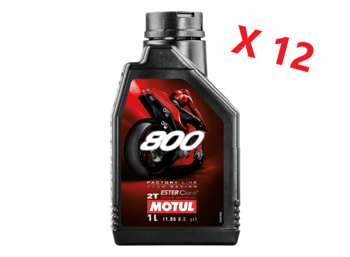 omot800x12 olio motore motul 800 2t x12 l