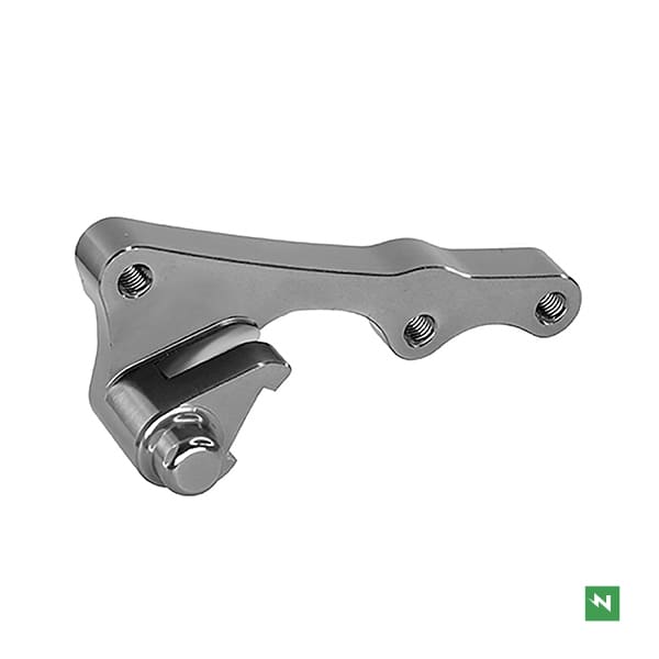 dfst03 oversized brake caliper support in ergal for 270 mm discs for kawasaki kx 125 - suzuki rm 125