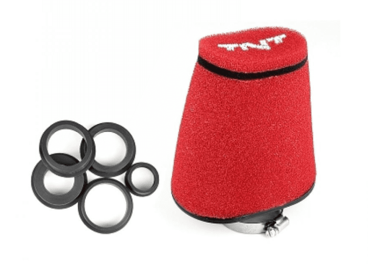 115022b air filter tnt sponge big ø28a55 straight red