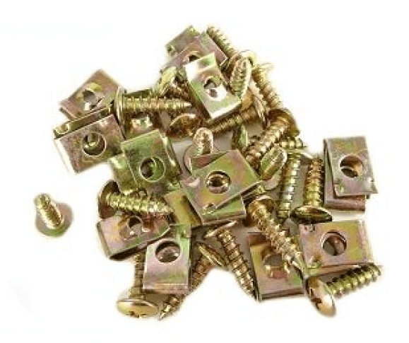 170900 pack of 20 m4x10 screws + 20 body clips