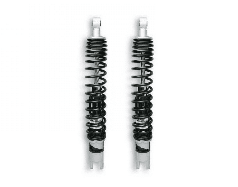 4613462 pair of rear shock absorbers malossi mbk kilibre 300 4t lc (h314e), wheelbase 377 mm -