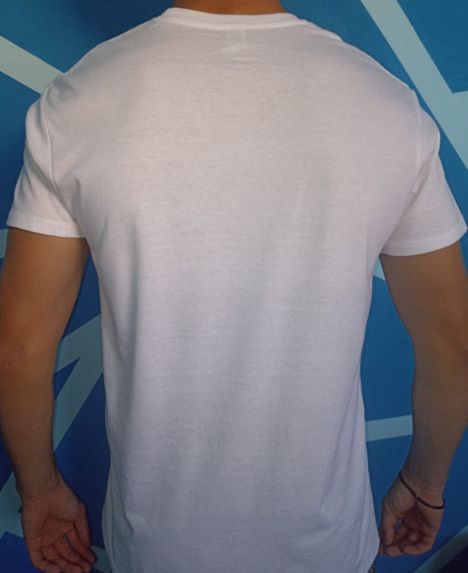 t-shirt men / women white with logo billaricambi.it