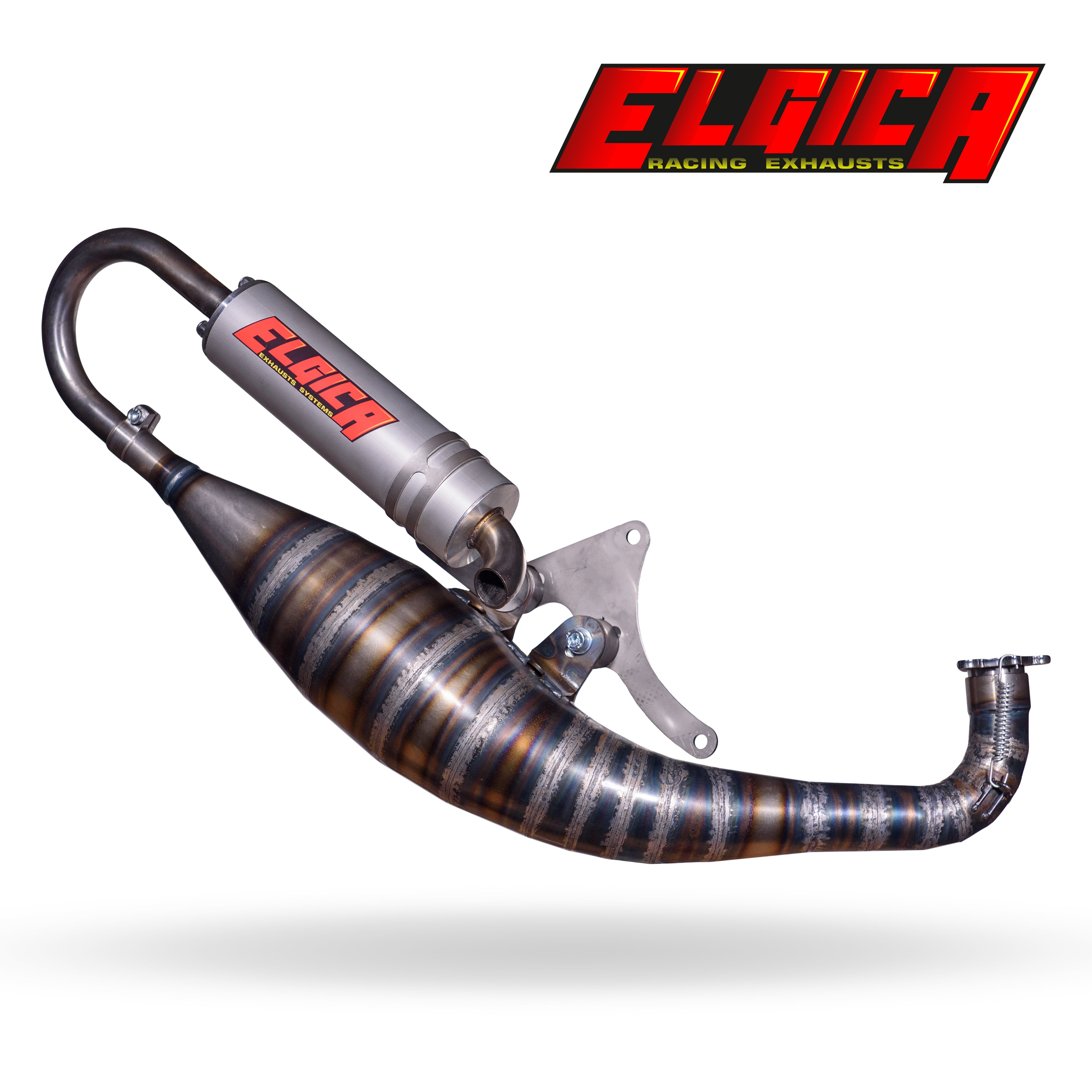 Marmitta artigianale Elgica Minarelli orizzontale 2Fast FL 70 – per C-One
