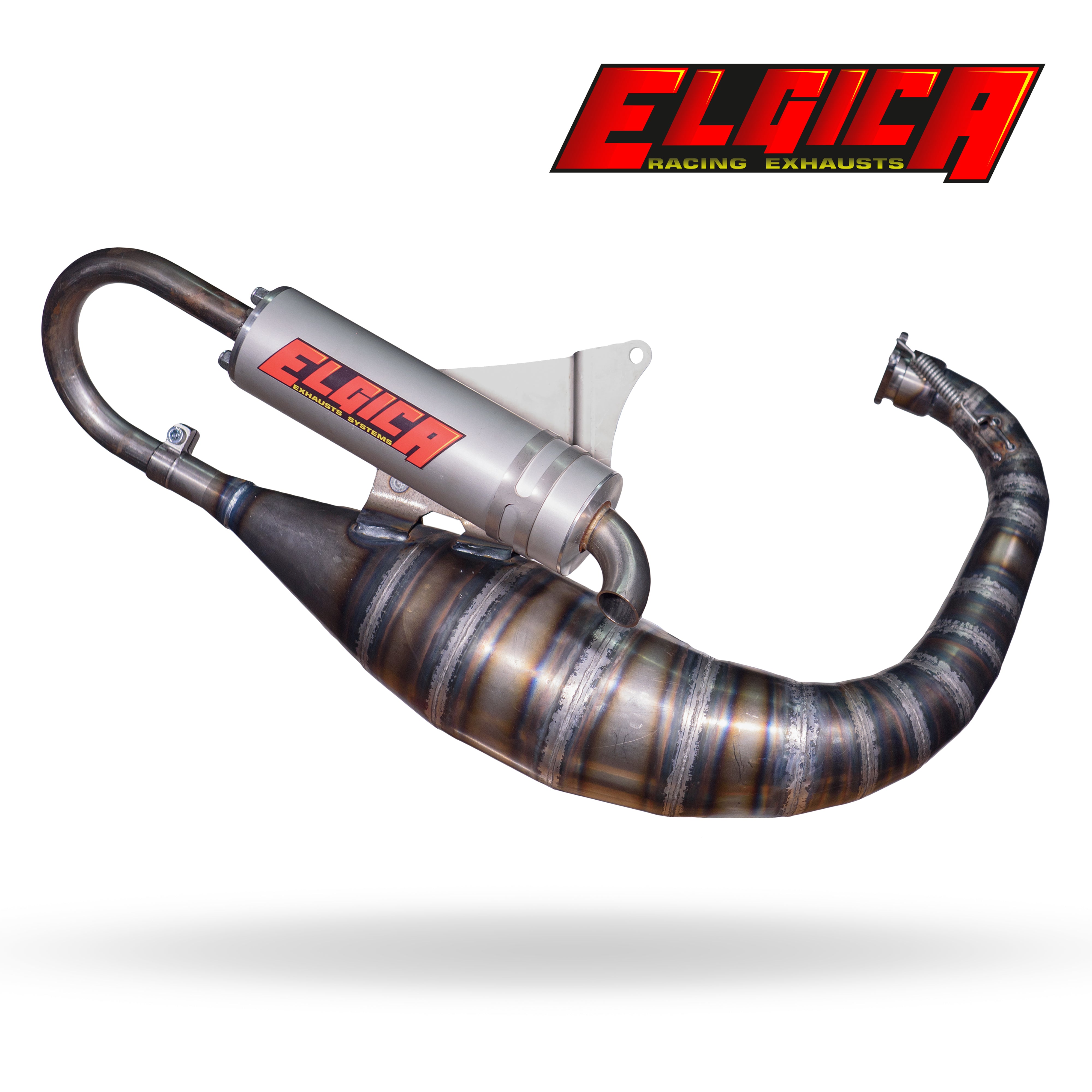 Marmitta artigianale Elgica Minarelli verticale TCR 70 cc