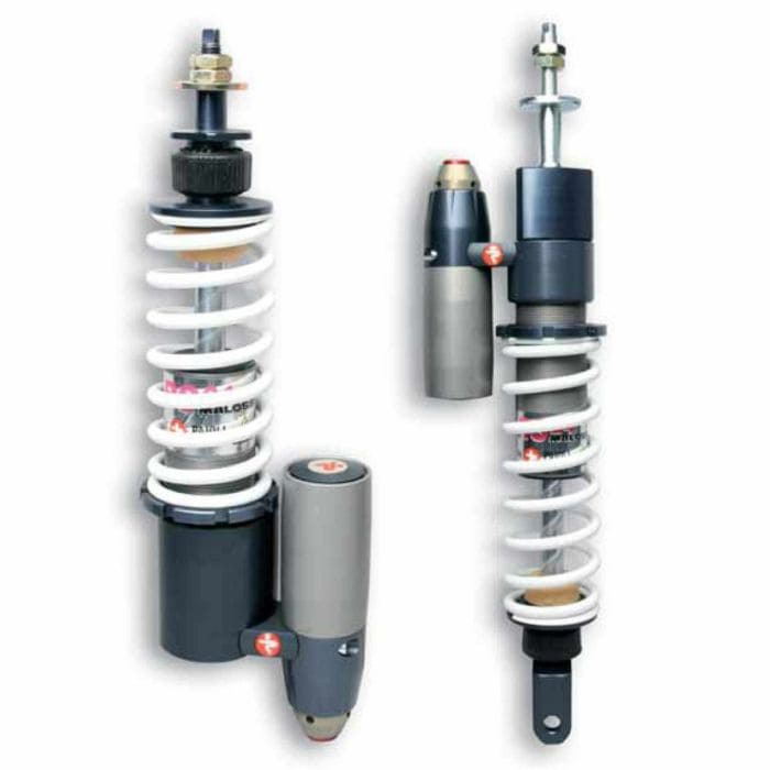 4614479 Coppia ammortizzatori Malossi RS24/10-R anteriore + posteriore per Piaggio Zip SP / Quartz 50 2T LC