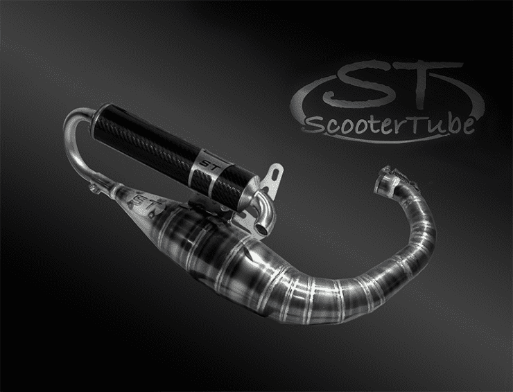 MARMITTA ST-70R CARBON PER MINARELLI VERTICALE CILINDRI MXS/ATHENA BIGBORE 70cc