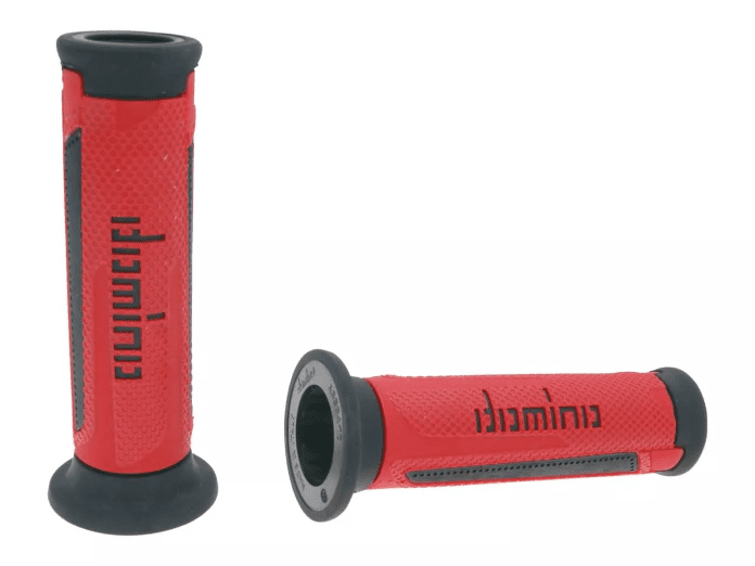 DOM37154 Manopole Domino A350 On-Road rosso / nero (aperto), COD: DOM37154