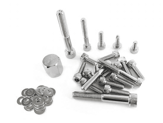 171103 complete kit deco ergal booster chrome screws