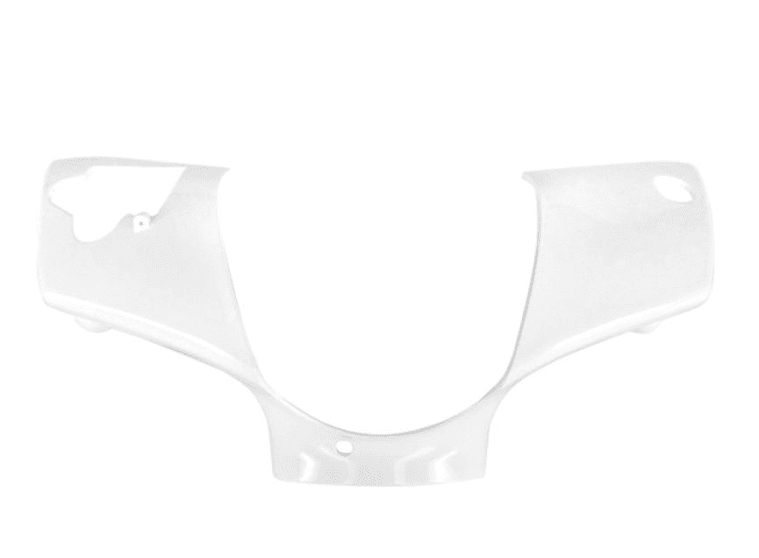 366341f white handlebar fairing piaggio zip 50 100 2t sp lc base ac 4t 2001-14