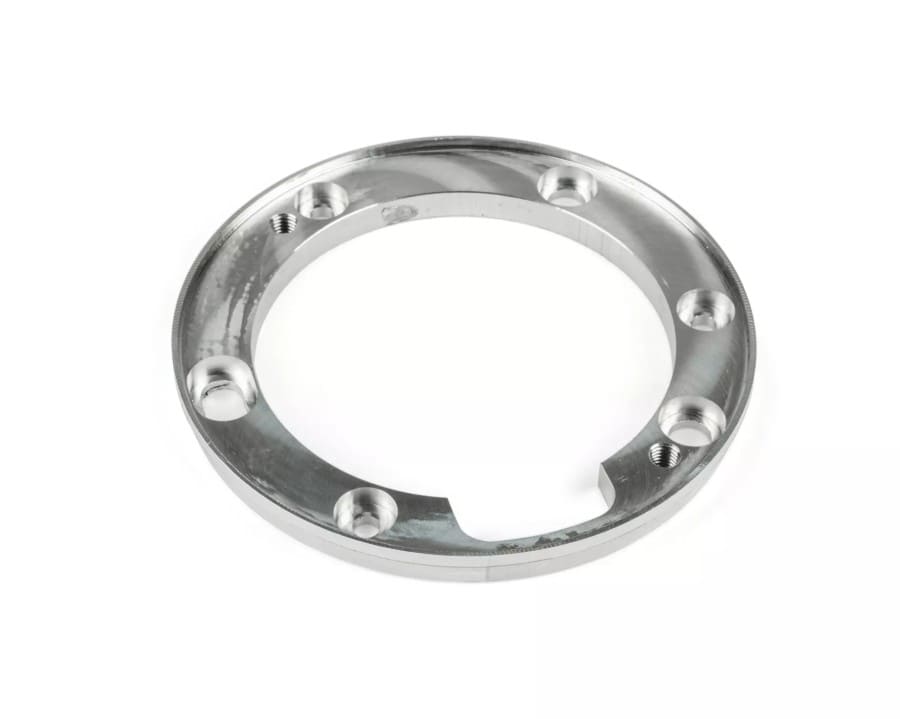 MVT-PLA11 Flangia di Fissaggio Statore MVT Premium, Derbi Senda / Minarelli AM6, COD: MVT-PLA11