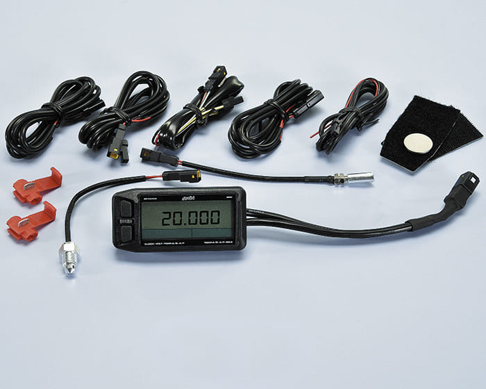 171.1001 Contagiri Polini RPM + 2 Temperature Universale per Scooter e Moto