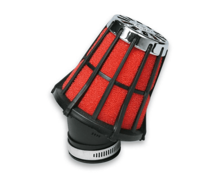043270.50 red filter e5 air filter with d.42 for phbh 26÷30 carburetors with black cage