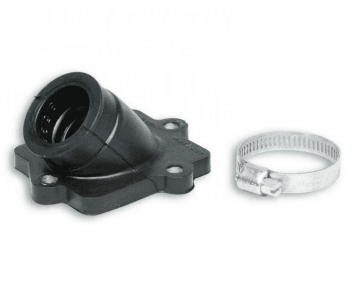 0213222b racing manifold d.22 - 24.5 and length 29 inclined nbr for yamaha - mbk - minarelli horizontal 2t 50cc engines