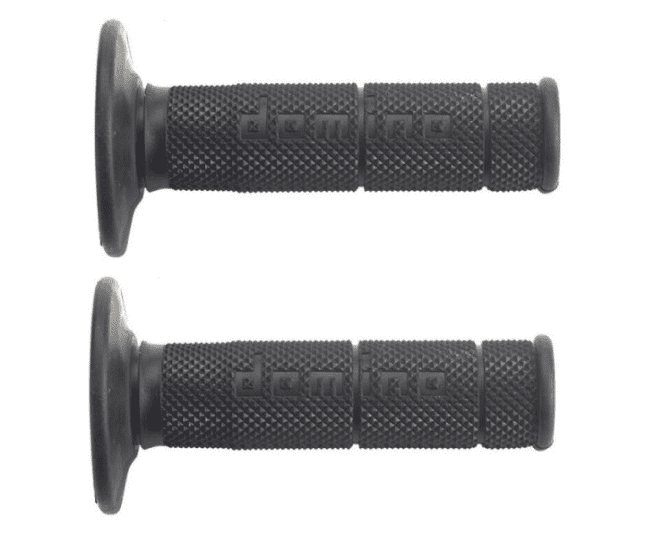 6131.82.40.06 pair of black domino cross/enduro grips