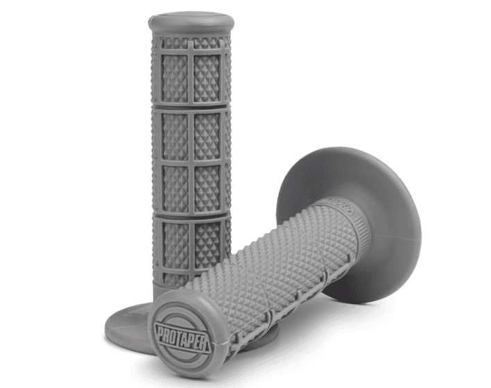 024030 1/3 waffle grips for offroad grey