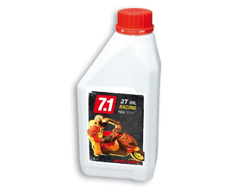 7612014 flacone 1 litro olio malossi 7.1 2t oil racing full synt