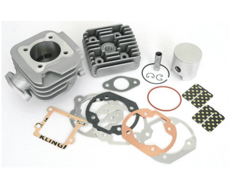 070000/1 cylinder kit with head - 50 cc (exhaust with crosspiece) - 㸠40 minarelli vertical booster