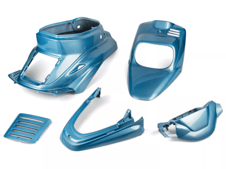 A366449A Kit carena 5 pezzi blu Hawaï Yamaha BWs fino 2004, COD: A366449A