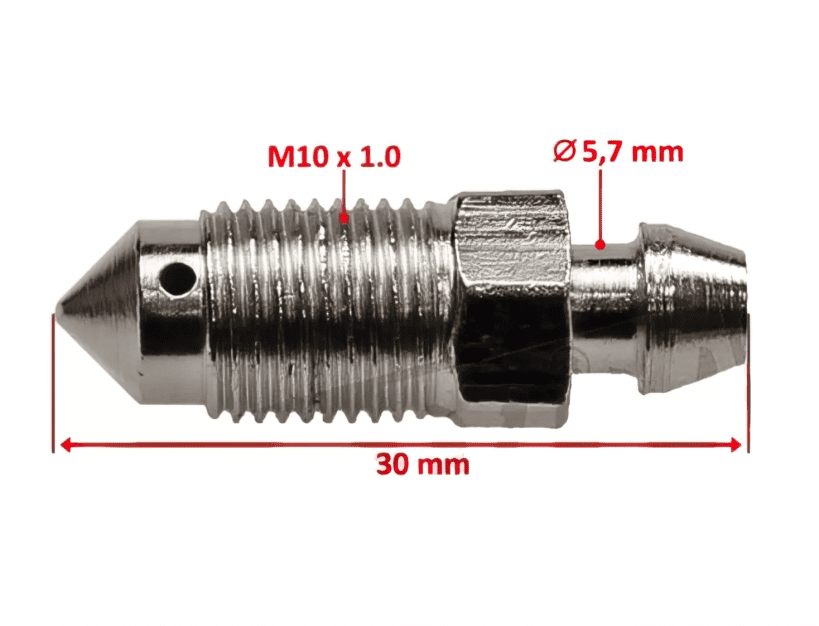 27233 Vite Spurgo M10x1 /0 per Pinza Freno AJP, COD: '27233