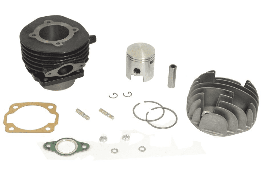 004800 gruppo termico athena d.47mm, 6 travasi, vespa pk-xl 50 / ape 50 ghisa 75cc, corsa 43