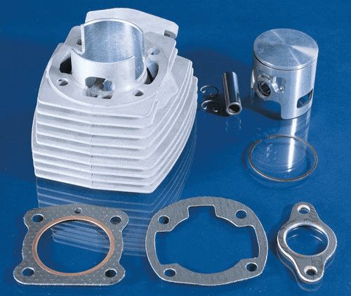 119.0052 Polini 65cc cylinder kit d.46 Peugeot Fox 50 aluminium air race 39
