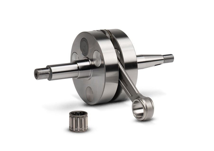 5318897 Malossi MHR Team crankshaft with ø14 pin, 100mm connecting rod and 47mm stroke, Minarelli AM6 (To be fitted with the 3119078 cylinder kit)