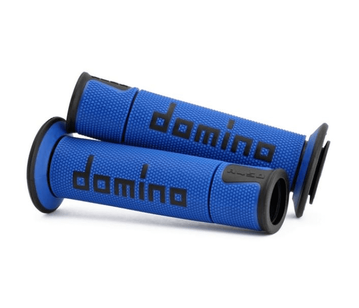 a45041c4048b7-0 pair of domino blue/black road-racing grips