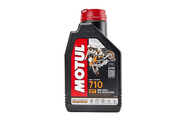 104034 litre motul 710 synthetic 100% 2 stroke oil