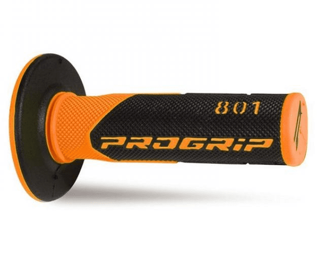 405401740 pair of progrip 801-296 mx grips, fluorescent orange/black, double density, without hole