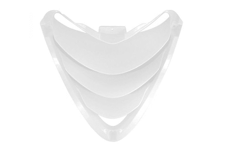 366341c white radiator cover grill piaggio zip 50 2t lc sp 2001-14