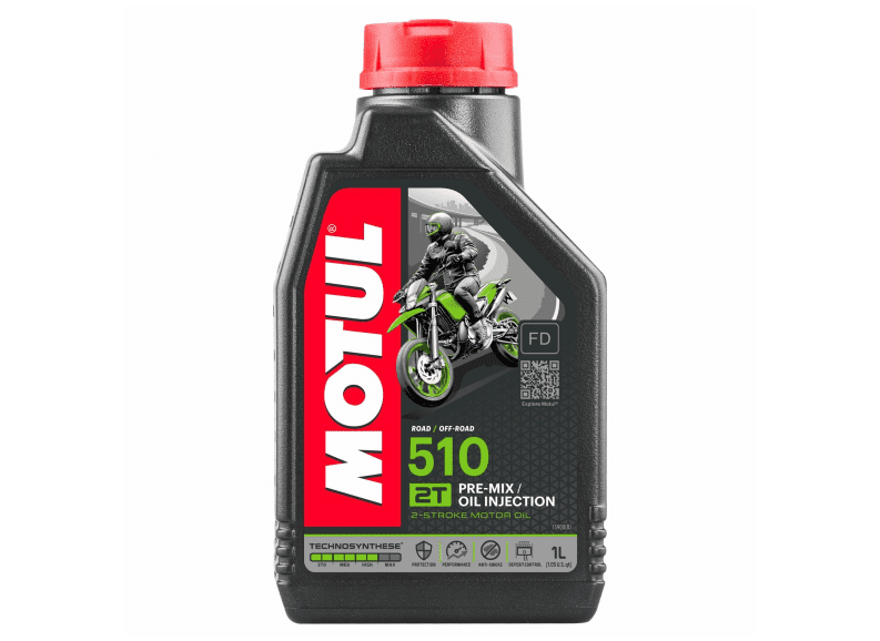 104028 1 liter motul 510 semi-synthetic 2-stroke oil