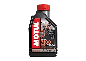 104103 1 litre motul 7100 4t 20w50 100% synthetic oil for 4t engines