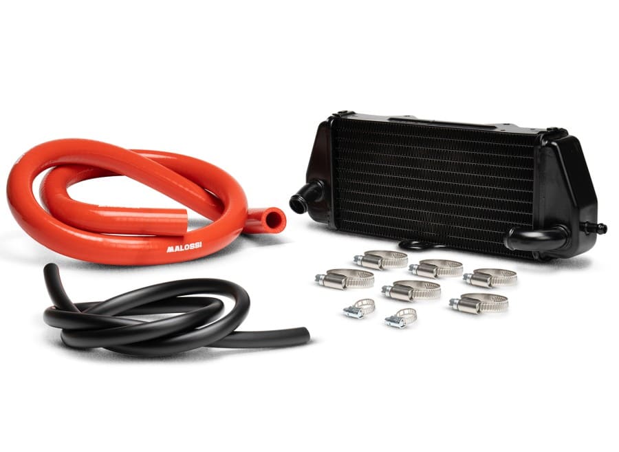 7119909 Left radiator Beta RR Malossi mhr - length 10.34 x height 31.75 x thickness 4 cm