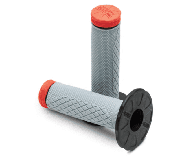 024872 tri density grips for offroad full diamond red