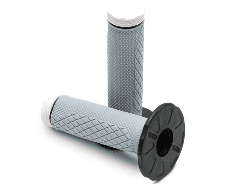 024877 tri density grips for offroad full diamond wht